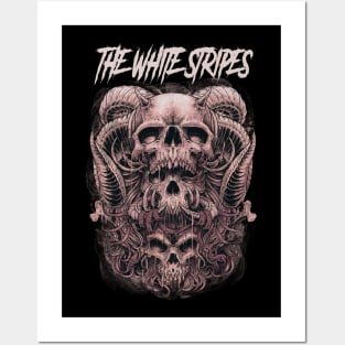 WHITE STRIPES BAND Posters and Art